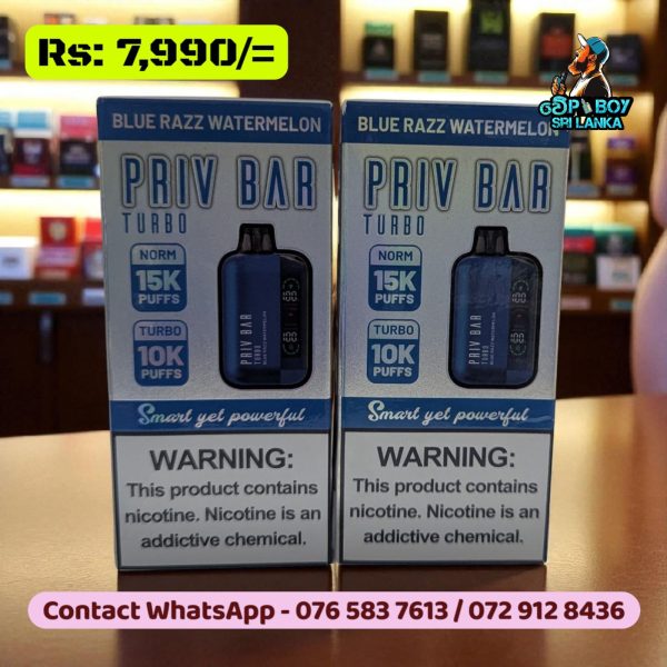 PRIV BAR Turbo Disposable Device - 15000 Puffs - Image 3