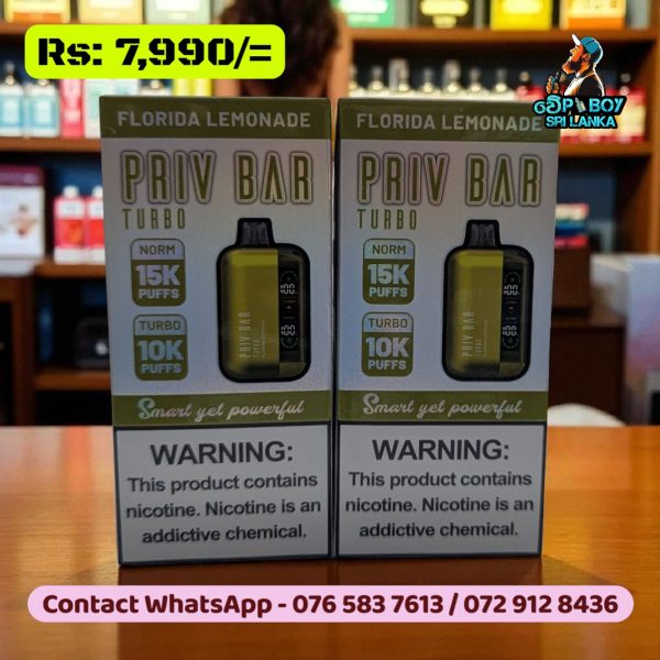 PRIV BAR Turbo Disposable Device - 15000 Puffs - Image 2