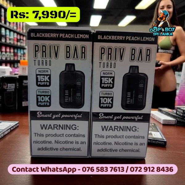 PRIV BAR Turbo Disposable Device - 15000 Puffs - Image 5