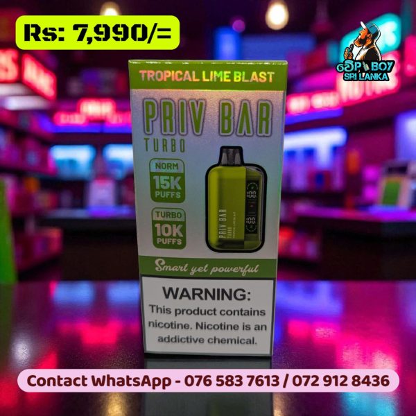PRIV BAR Turbo Disposable Device - 15000 Puffs - Image 8