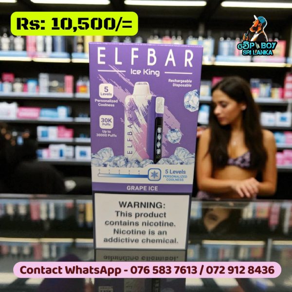 Elf Bar Ice King 30000 Puffs Disposable Vape - Image 4