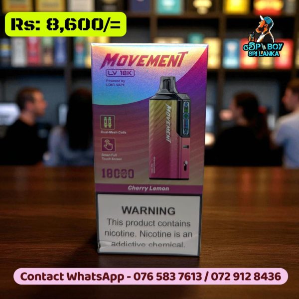 ost Vape Movement LV18000 Disposable – 18000 Puffs, Adjustable Wattage | Best Price Sri Lanka