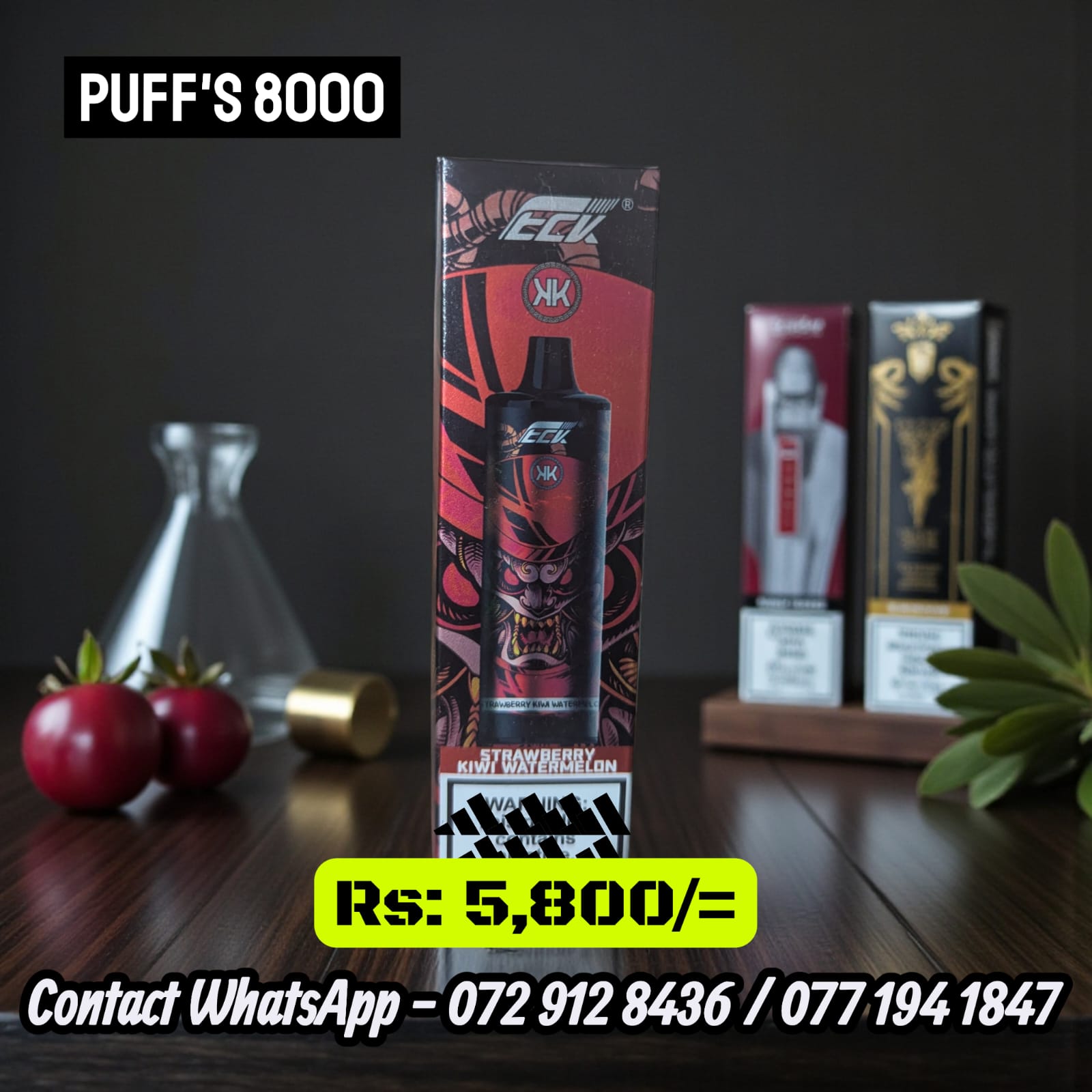 ECK 8000 Puffs Disposable Vape – High-Performance Mesh Coil & Rechargeable - Image 3