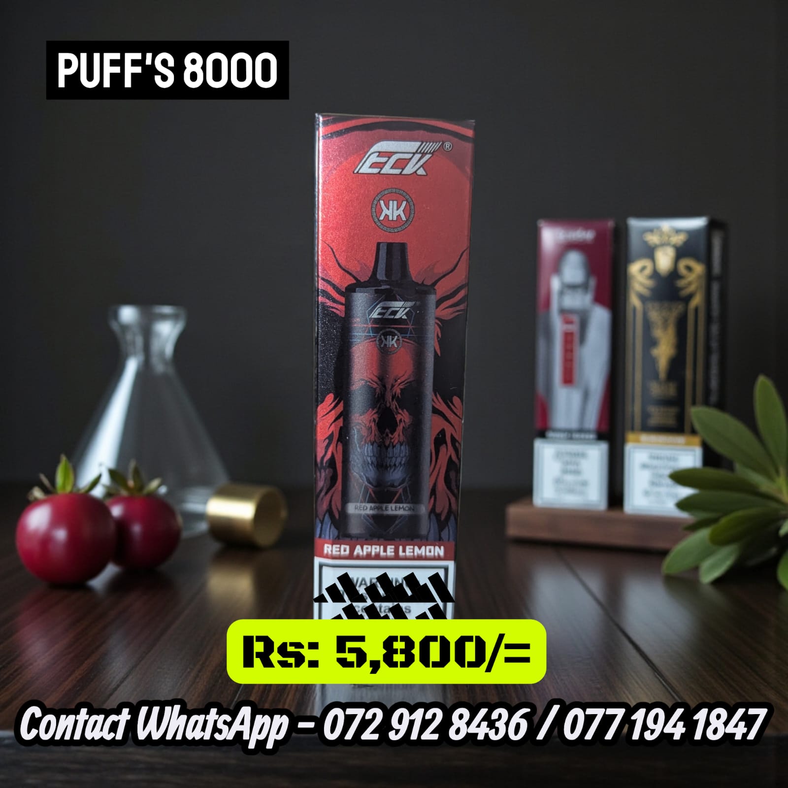 ECK 8000 Puffs Disposable Vape – High-Performance Mesh Coil & Rechargeable - Image 5