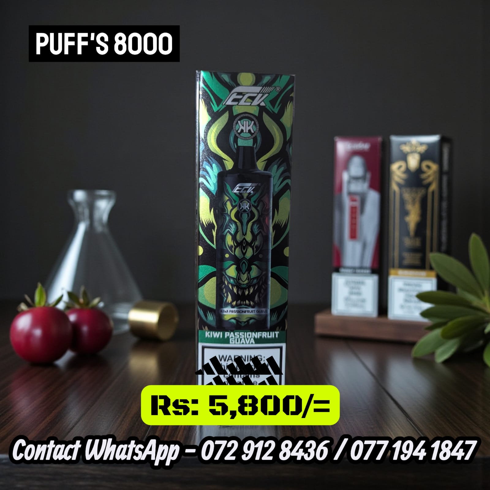 ECK 8000 Puffs Disposable Vape – High-Performance Mesh Coil & Rechargeable - Image 6