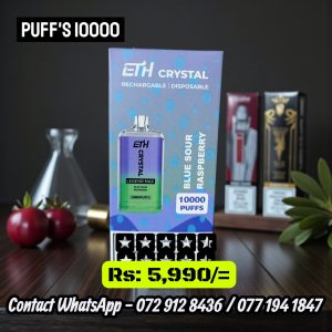ETH Crystal 10000 Puffs Disposable Vape Device - Vape Boy Sri Lanka