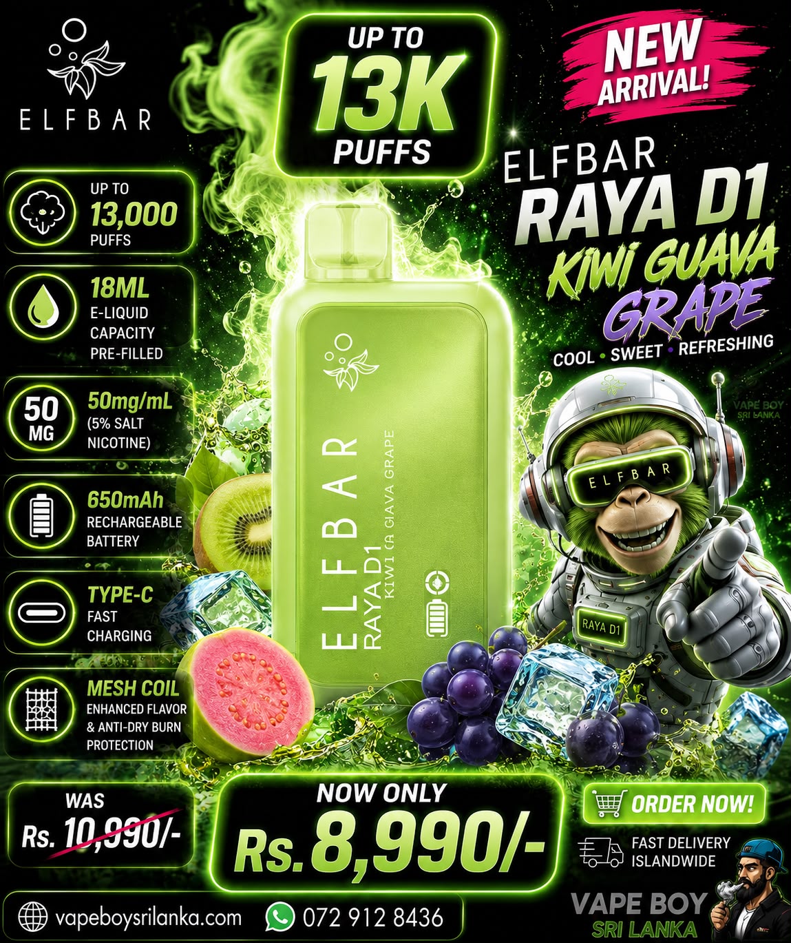 ELFBAR RAYA D1