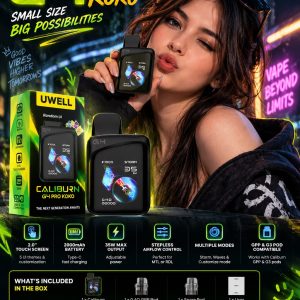 Uwell Caliburn G4 Pro KOKO 35W Pod Kit – 2000mAh Battery | 2" Touch Screen