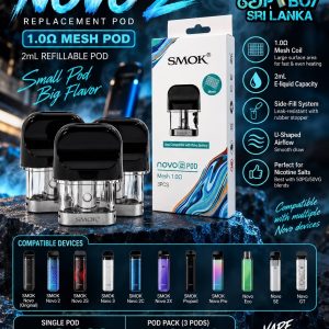 Geekvape Q Pod 1.2Ω XL Side Fill Mesh Cartridge – Price in Sri Lanka | Vape Boy